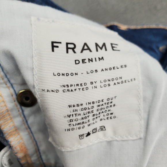 Frame Le High Flare Jeans Benedict Canyon Wash Womens Size 27 - Picture 11 of 13